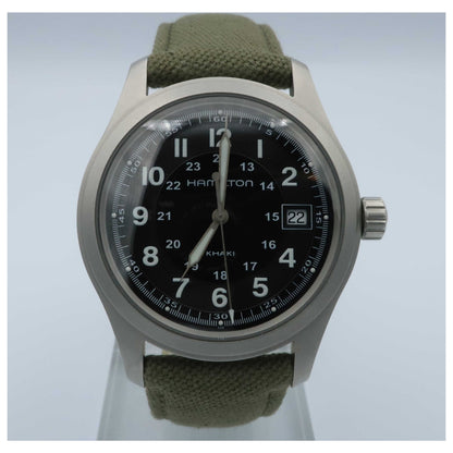 Front view of Hamilton Khaki Field Men's Swiss Quartz (Battery-Powered) Watch H68411633-SDV2