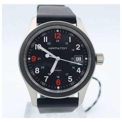 Front view of Hamilton Khaki Field Men's Swiss Quartz (Battery-Powered) Watch H68421333-PO