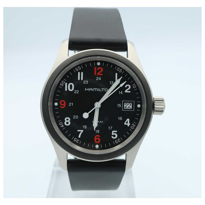 Front view of Hamilton Khaki Field Men's Swiss Quartz (Battery-Powered) Watch H68421333-SD
