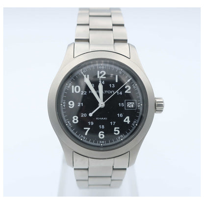 Front view of Hamilton Khaki Field Men's Swiss Quartz (Battery-Powered) Watch H68481133-SD3