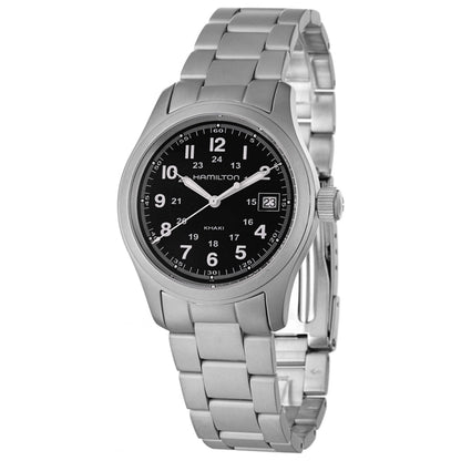 Front view of Hamilton Khaki Field Men's Swiss Quartz (Battery-Powered) Watch H68481133