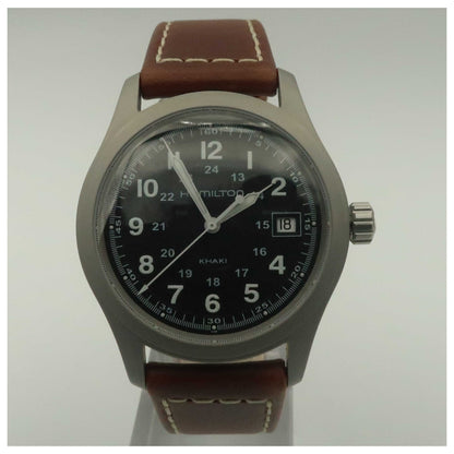 Front view of Hamilton Khaki Men's Swiss Quartz (Battery-Powered) Watch H68481533-IV-SDV