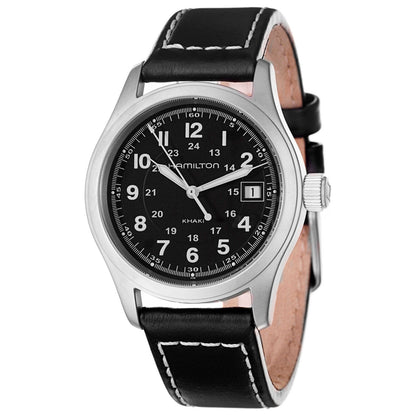 Front view of Hamilton Khaki Field Men's Swiss Quartz (Battery-Powered) Watch H68481733-IV