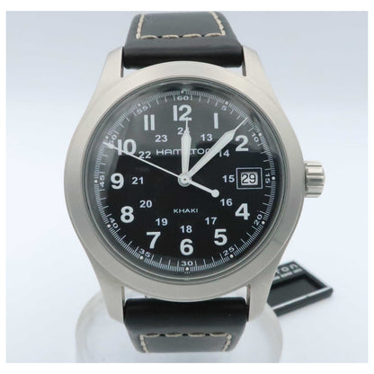 Front view of Hamilton Khaki Field Men's Swiss Quartz (Battery-Powered) Watch H68481733-SDV