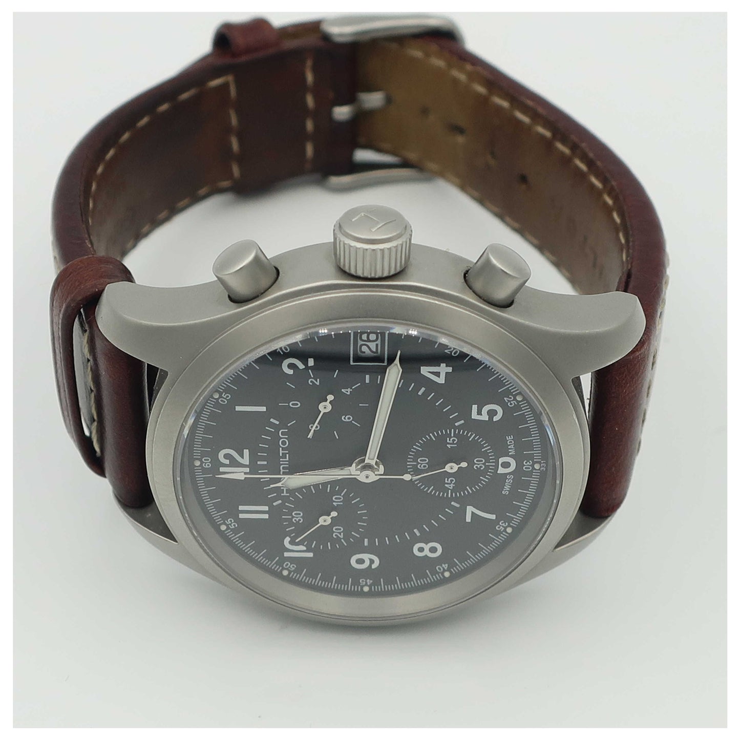 Hamilton Khaki Men's Swiss Quartz (Battery-Powered) Watch H68582533-PO - Image #8