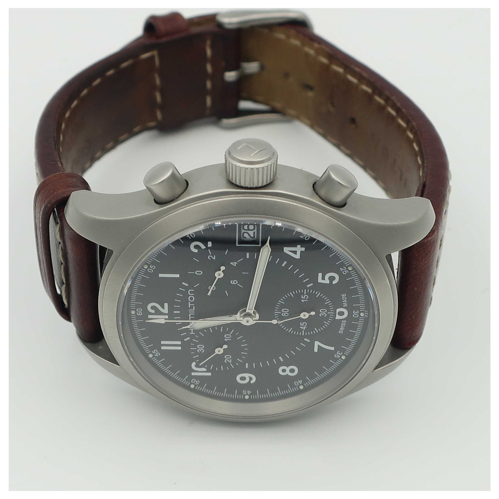 Hamilton Khaki Men's Swiss Quartz (Battery-Powered) Watch H68582533-PO - Image #8