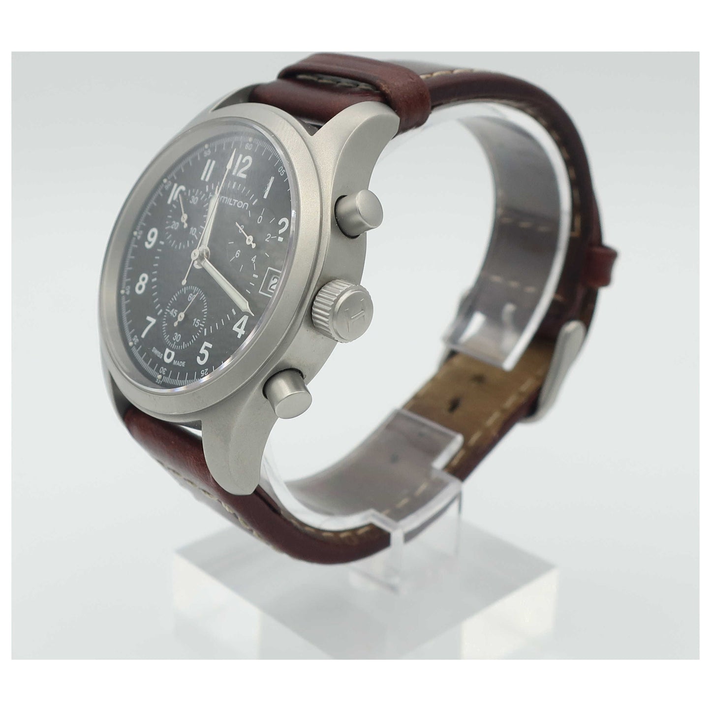 Hamilton Khaki Men's Swiss Quartz (Battery-Powered) Watch H68582533-PO - Image #4