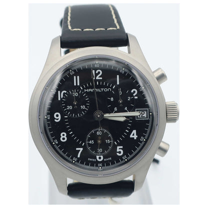 Front view of Hamilton Khaki Men's Swiss Quartz (Battery-Powered) Watch H68582733-SDV
