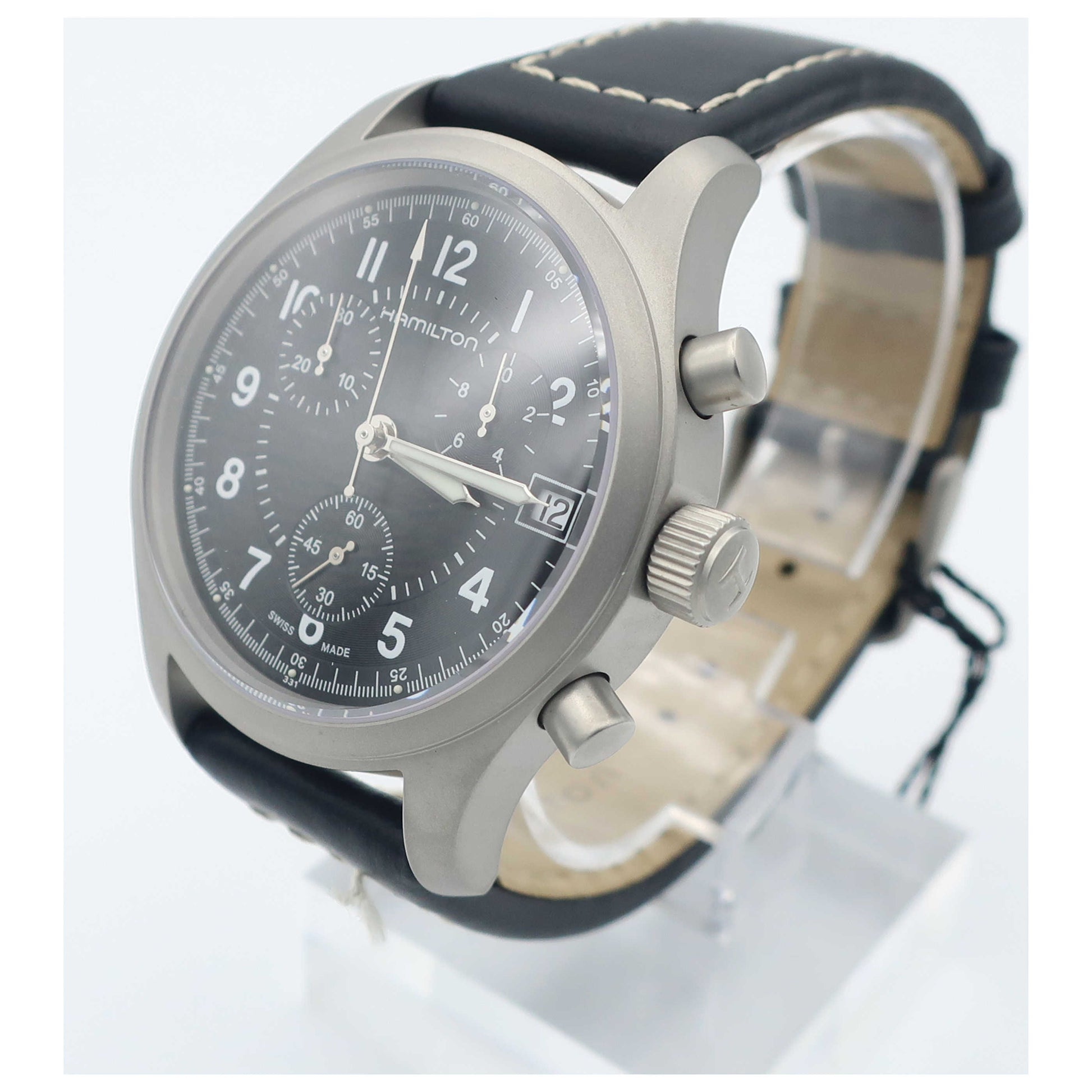 Hamilton Khaki Men's Swiss Quartz (Battery-Powered) Watch H68582733-SDV - Image #4