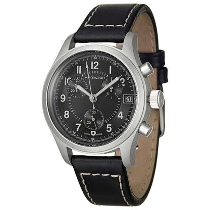 Front view of Hamilton Khaki Men's Swiss Quartz (Battery-Powered) Watch H68582733