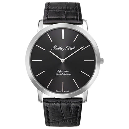 Front view of Mathey Tissot Cyrus Men's Quartz Watch H6915AN