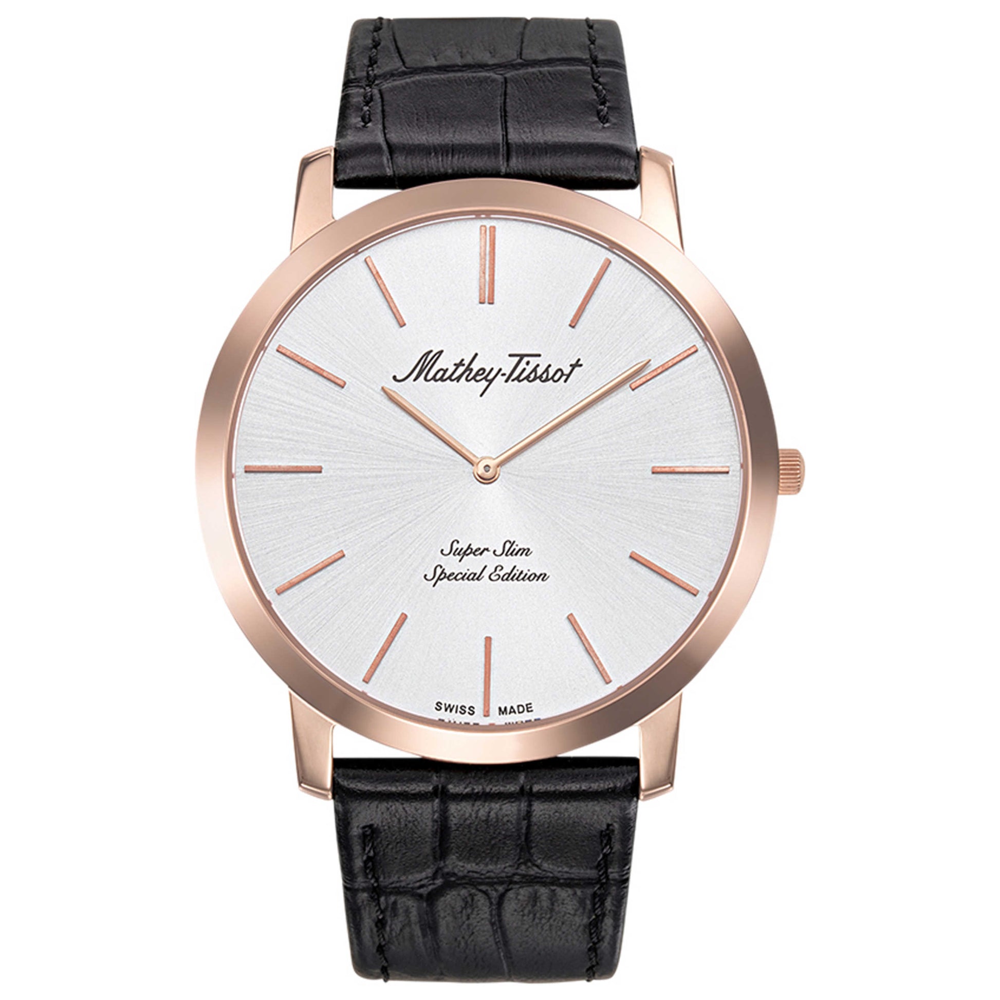 Front view of Mathey Tissot Cyrus Men's Quartz Watch H6915PI