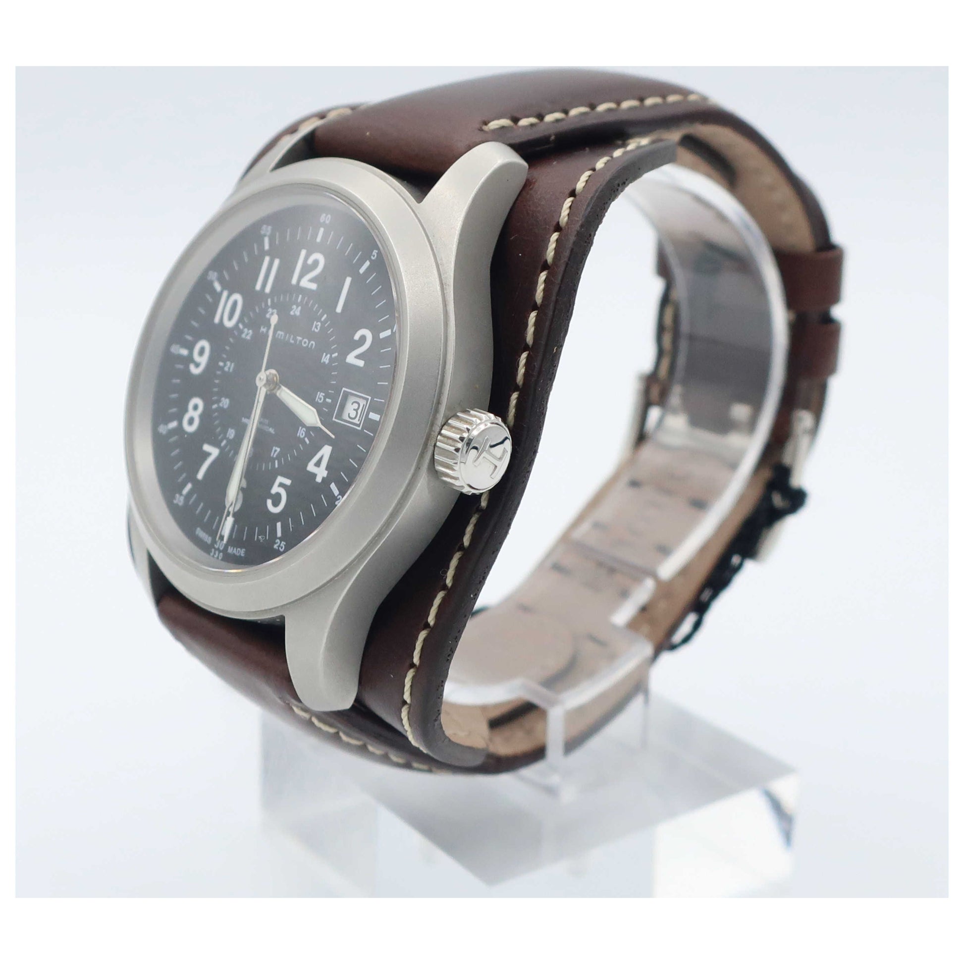 Hamilton Khaki Field Men's Manual-Wind Watch H69519533-SD3 - Image #4