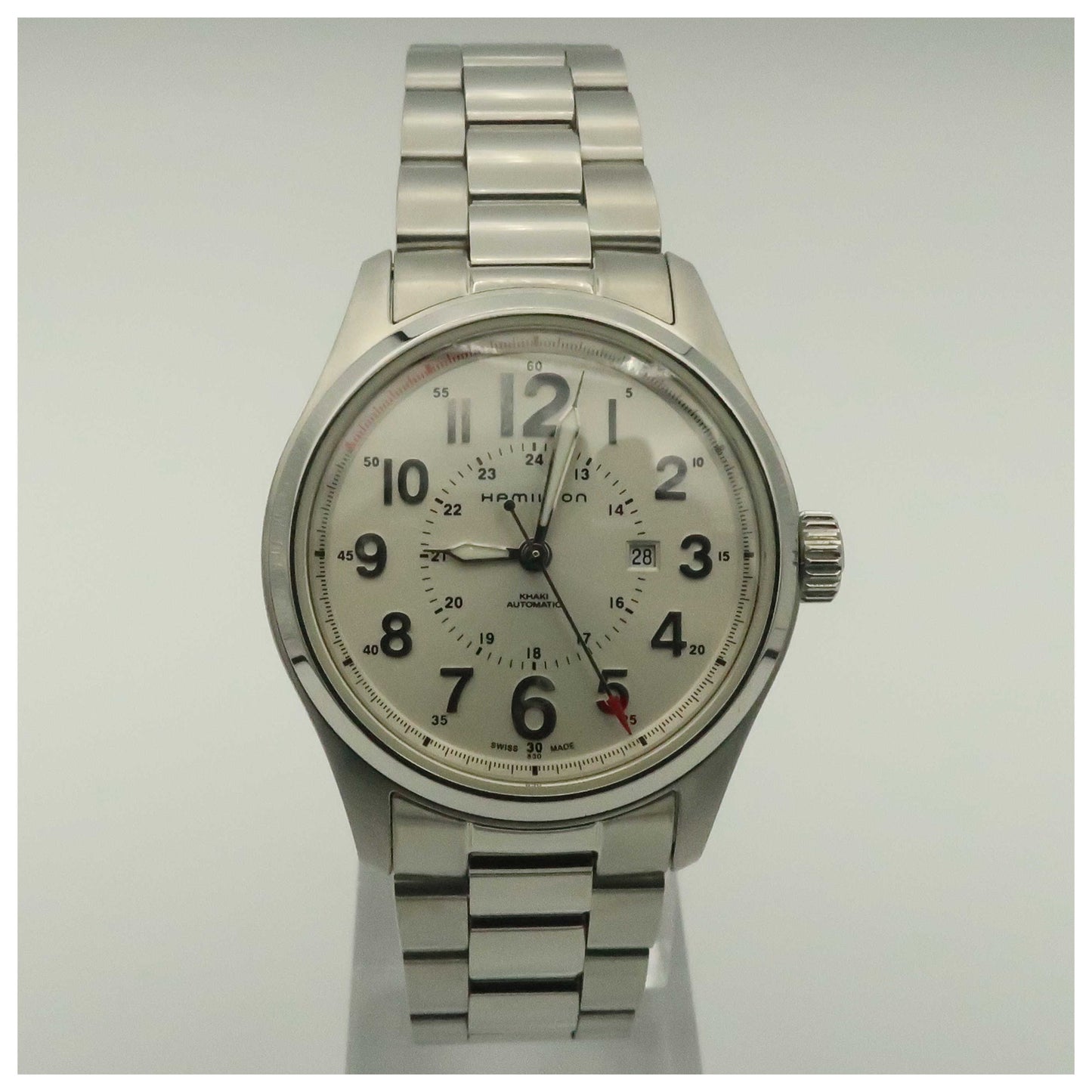 Front view of Hamilton Khaki Field Women's Automatic Watch H70365183-PO