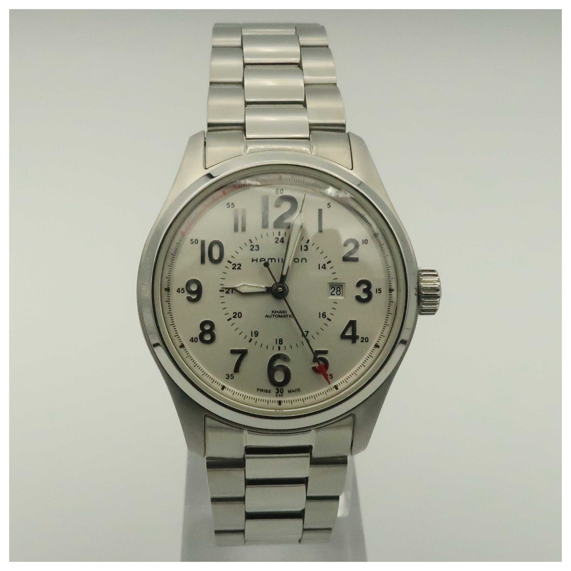 Front view of Hamilton Khaki Field Women's Automatic Watch H70365183-PO