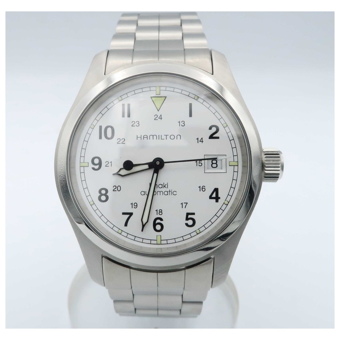 Front view of Hamilton Khaki Field Men's Automatic Watch H70415113-SDV