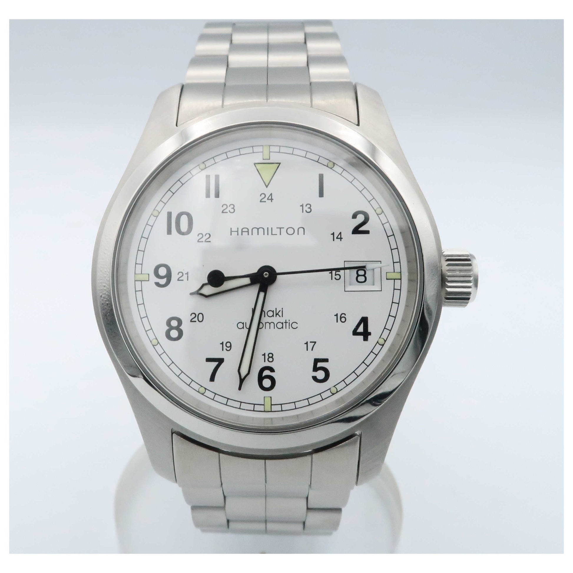 Front view of Hamilton Khaki Field Men's Automatic Watch H70415113-SDV