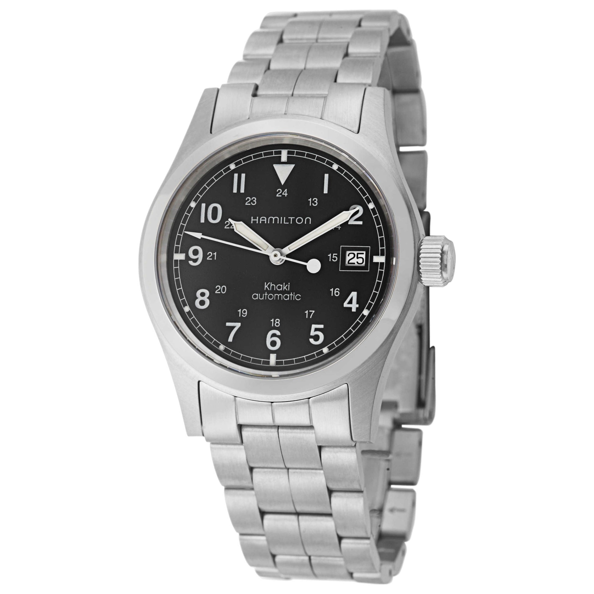 Front view of Hamilton Khaki Field Men's Automatic Watch H70415133
