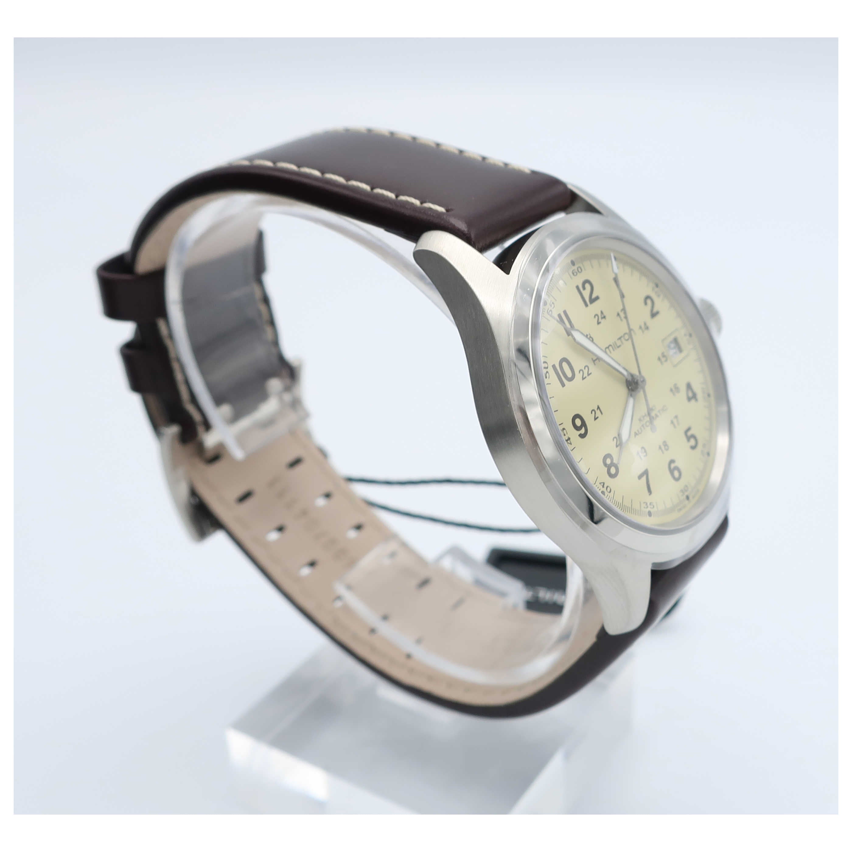 Hamilton 腕時計 ベージュレザー ハミルトン ベンチュラ 腕時計 手表 メンズ 父の日 VENTURA hamilton