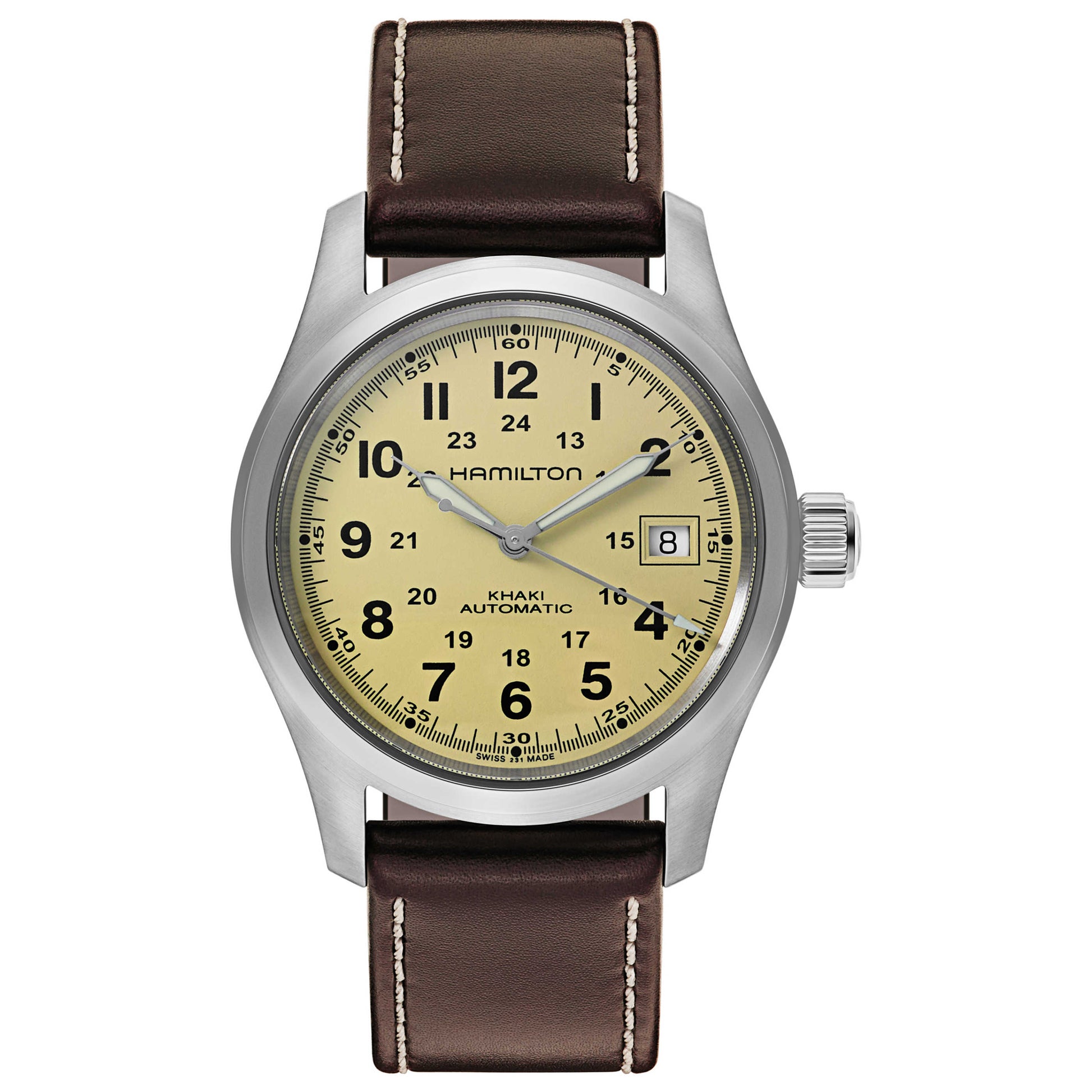 Front view of Hamilton Khaki Field Men's Automatic Watch H70455523