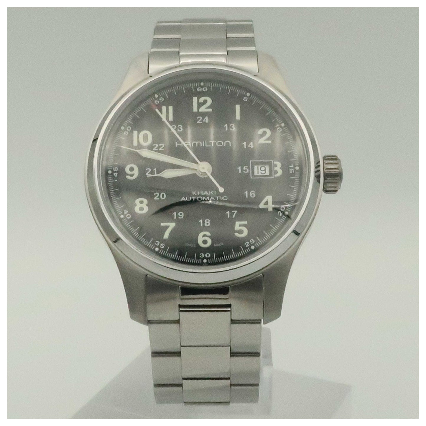 Front view of Hamilton Khaki Field Men's Automatic Watch H70525133-SDV
