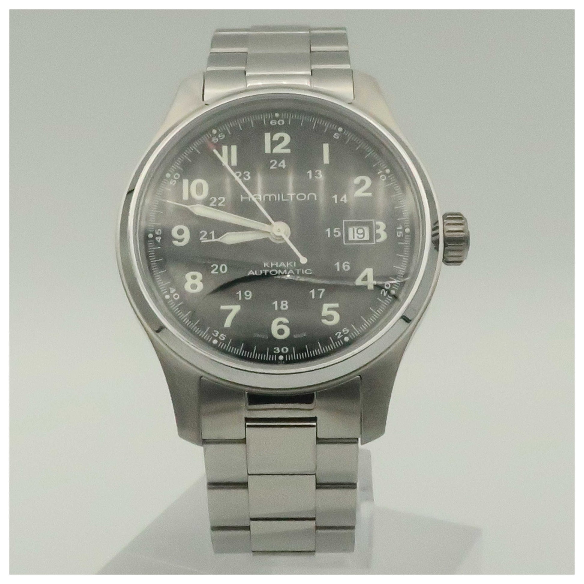 Front view of Hamilton Khaki Field Men's Automatic Watch H70525133-SDV