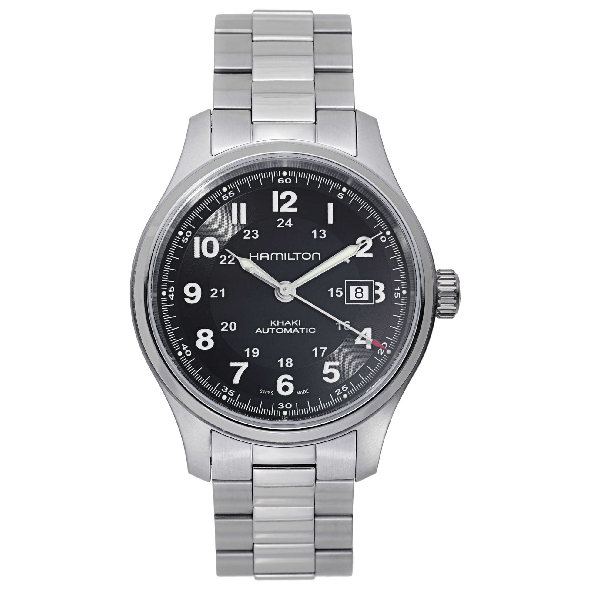 Front view of Hamilton Khaki Field Men's Automatic Watch H70525133