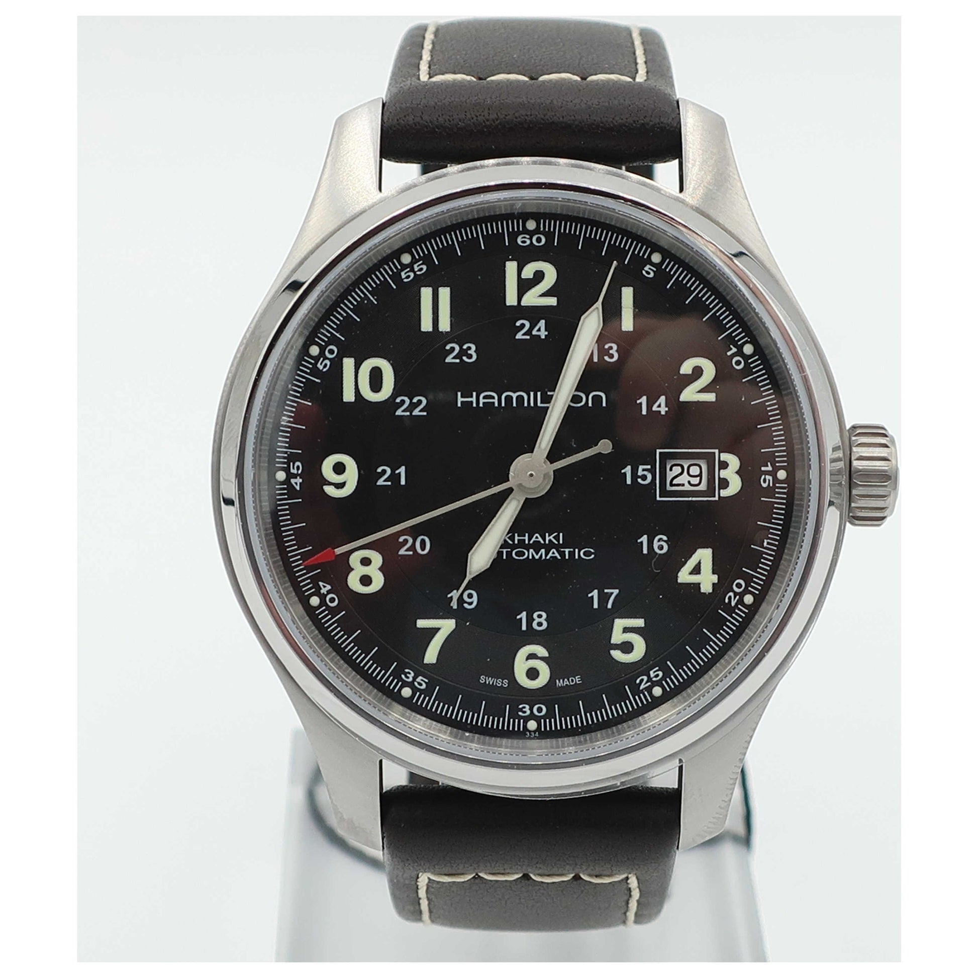 Front view of Hamilton Khaki Field Men's Automatic Watch H70525733-SD