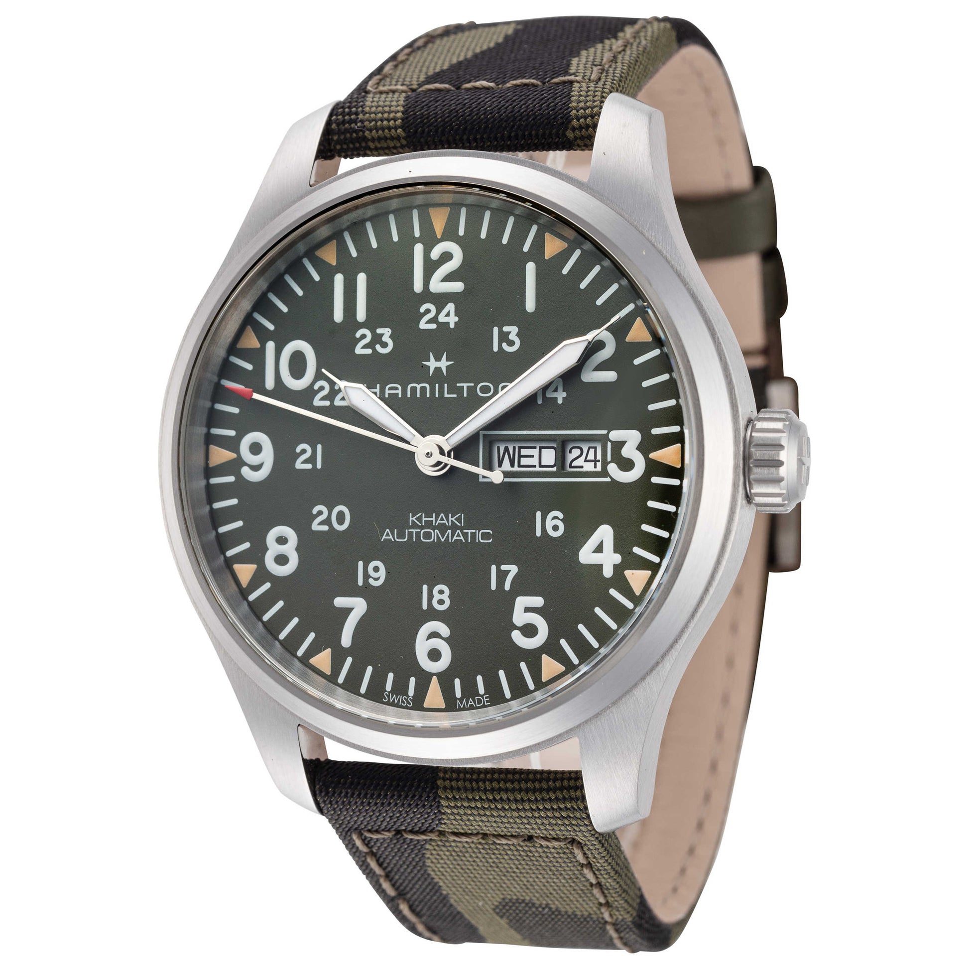 Front view of Hamilton Khaki Field Men's Automatic Watch H70535061