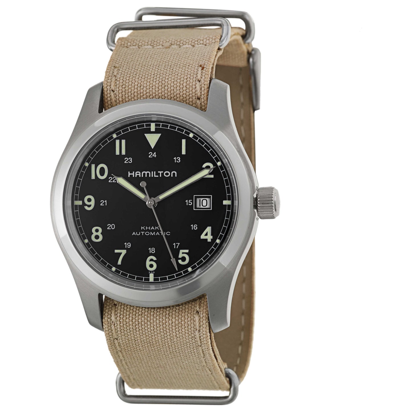 Front view of Hamilton Khaki Field Men's Automatic Watch H70555933