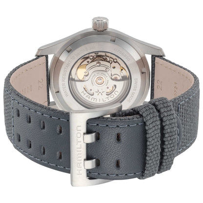 Back view of Hamilton Khaki Field Men's Automatic Watch H70605943