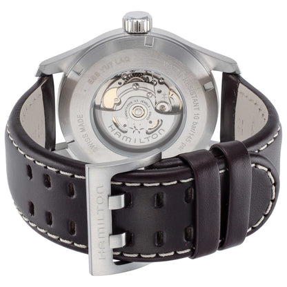 Back view of Hamilton Khaki Field Men's Automatic Watch H70625533