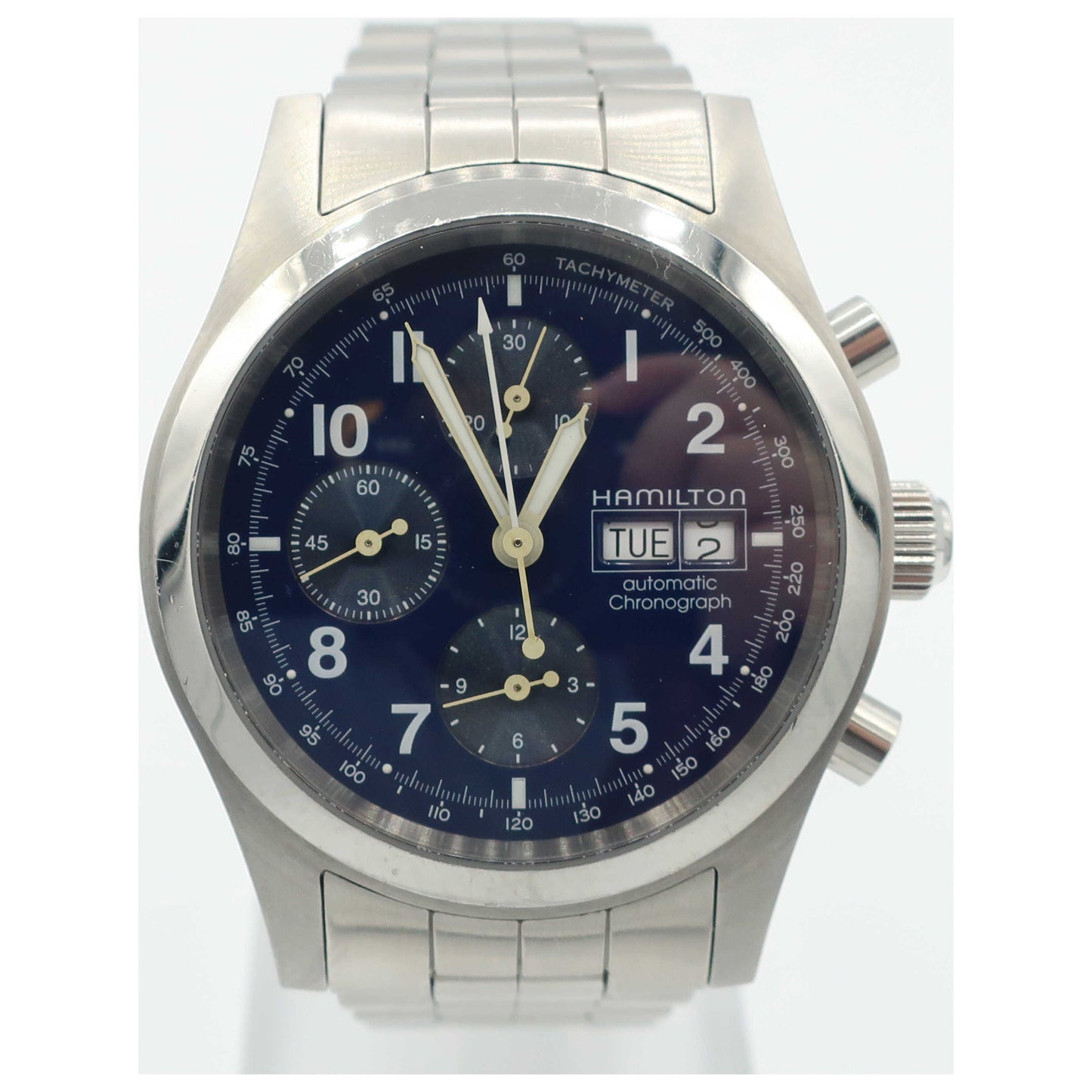 Front view of Hamilton Khaki Field Men's Automatic Watch H71416143-SD3