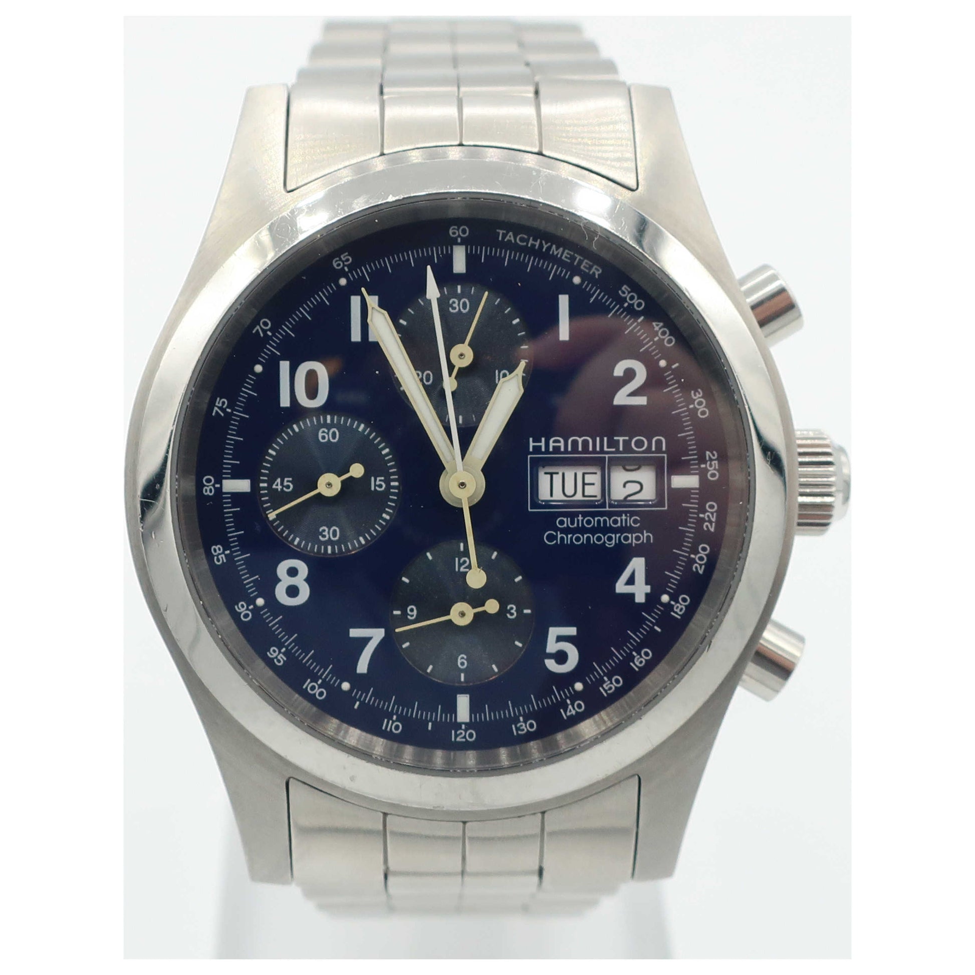 Front view of Hamilton Khaki Field Men's Automatic Watch H71416143-SD3