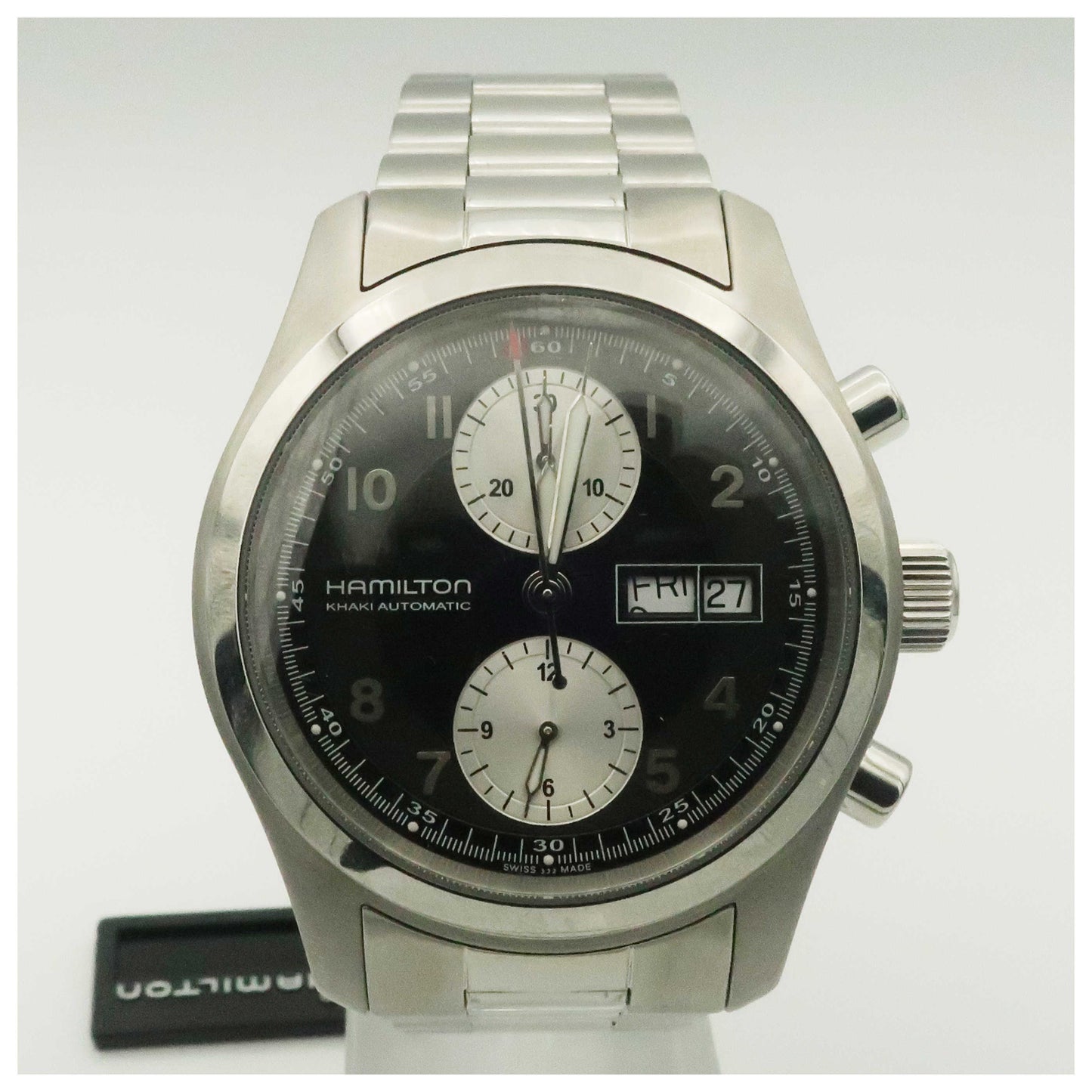 Front view of Hamilton Khaki Field Men's Automatic Watch H71566133-PO