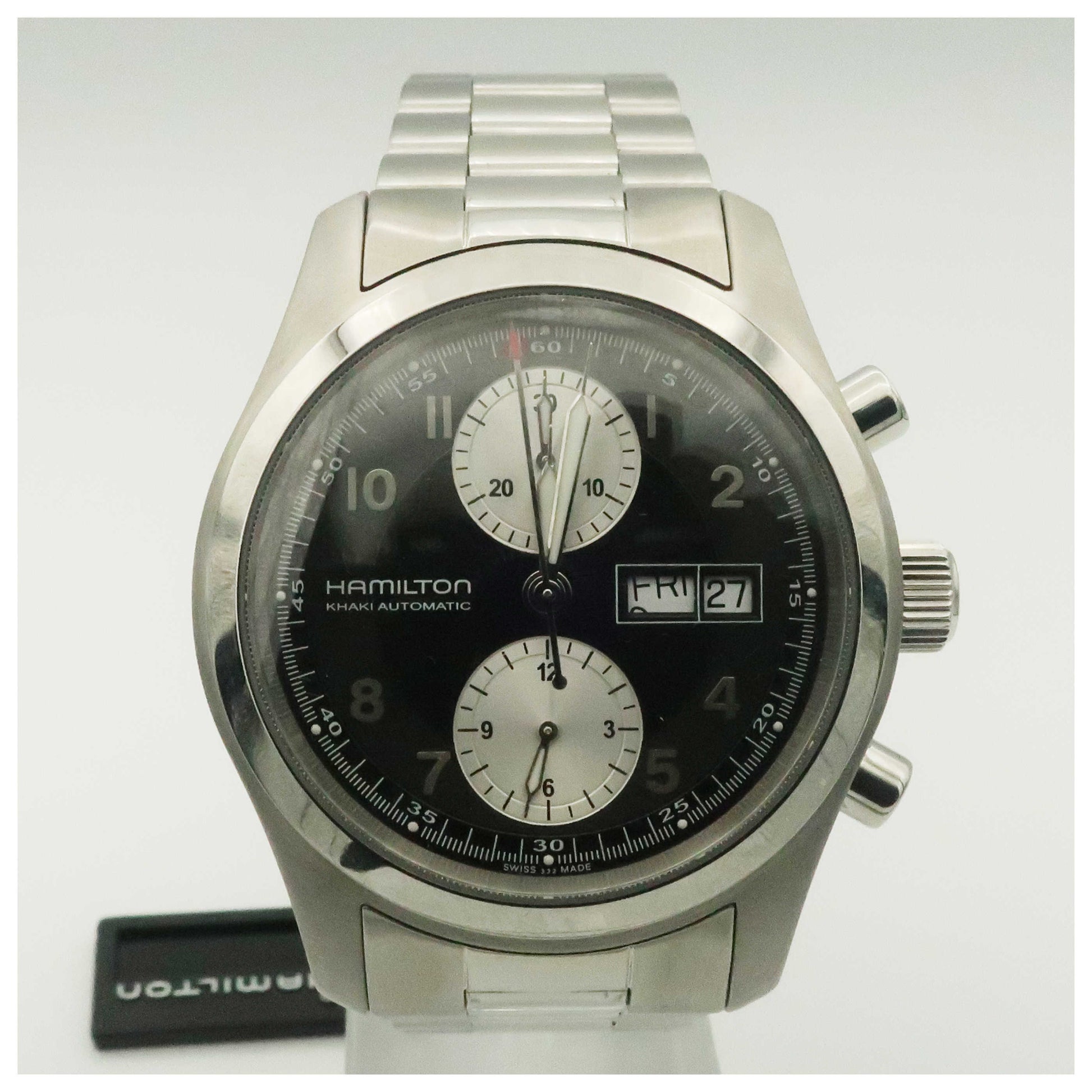 Front view of Hamilton Khaki Field Men's Automatic Watch H71566133-PO