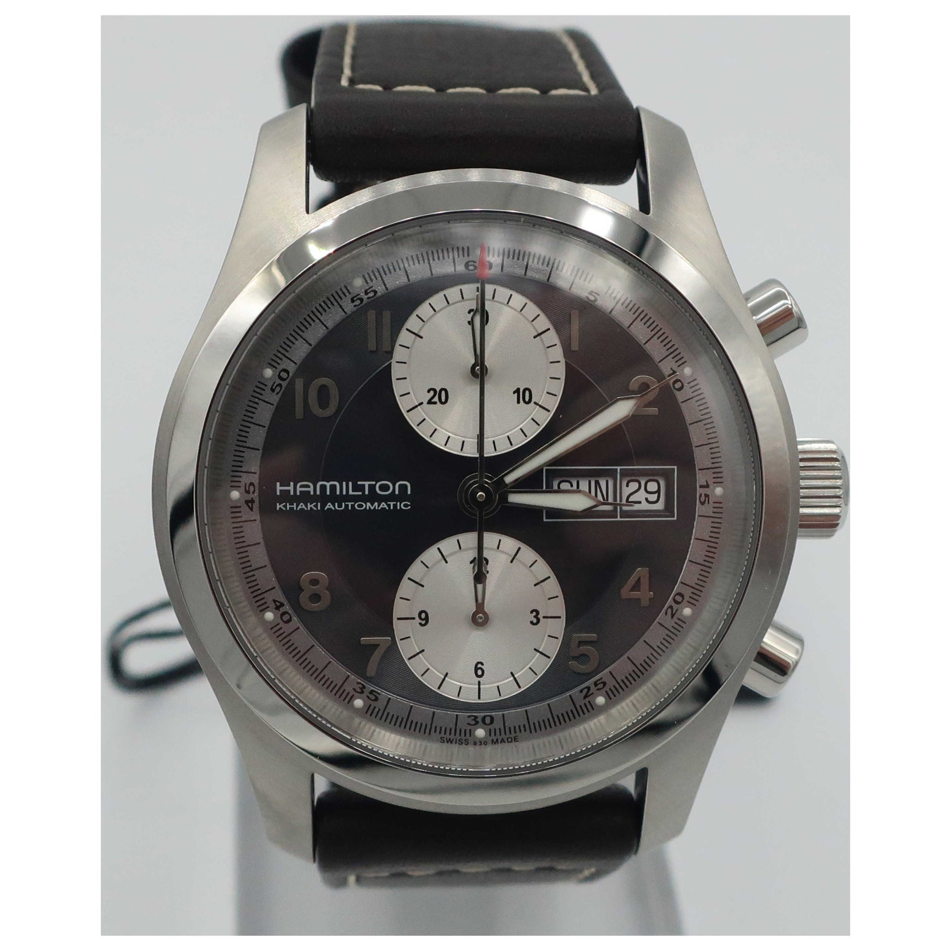 Front view of Hamilton Khaki Field Men's Automatic Watch H71566583-SD
