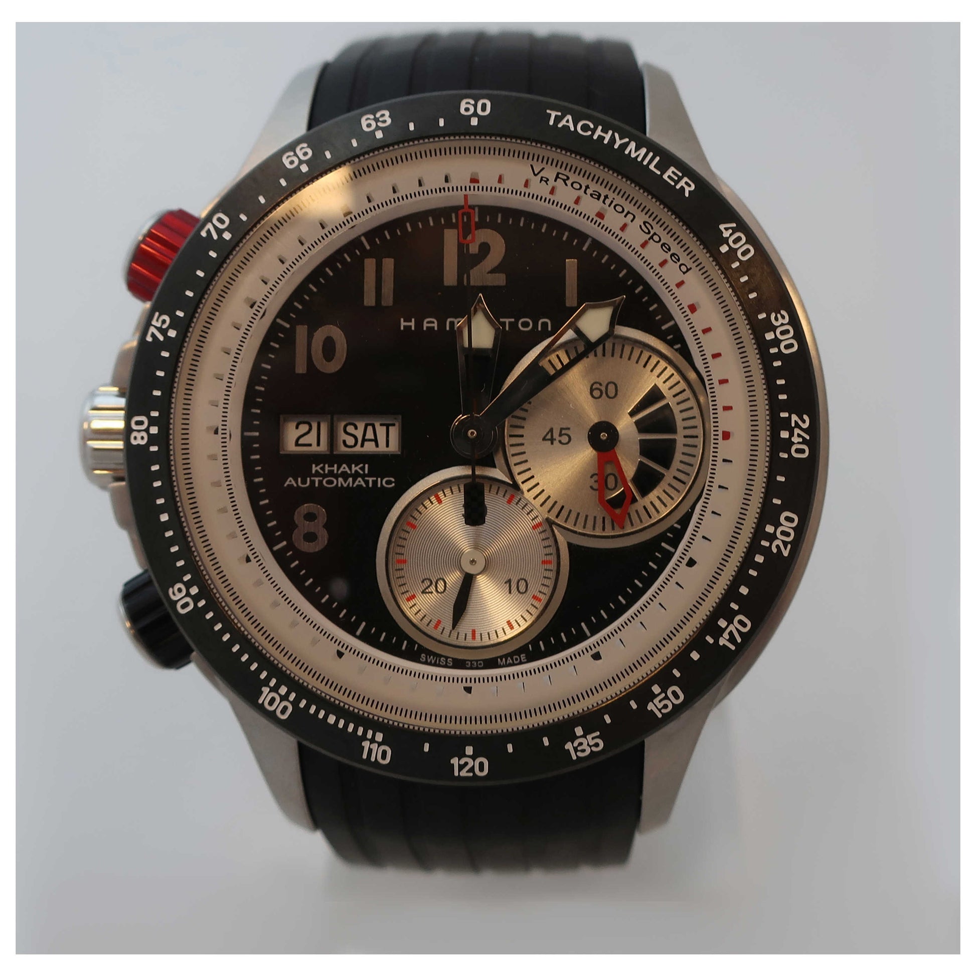 Front view of Hamilton Khaki Aviation Men's Automatic Watch H71726333-SD