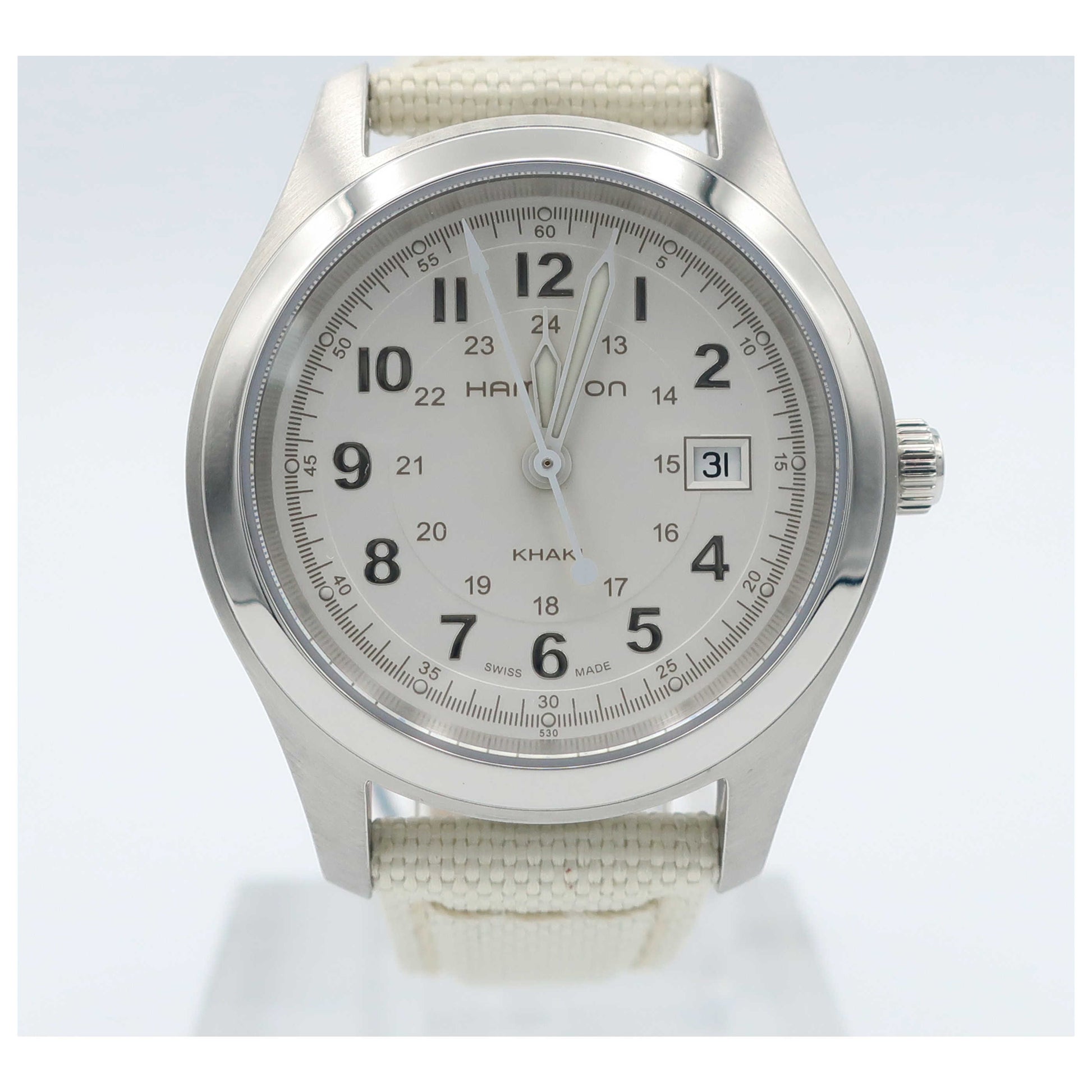 Front view of Hamilton Khaki Field Women's Swiss Quartz (Battery-Powered) Watch H72211453-SDV