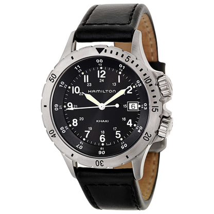 Front view of Hamilton Khaki Field Men's Swiss Quartz (Battery-Powered) Watch H74451833