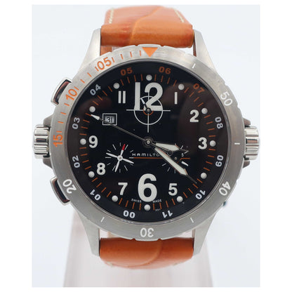 Front view of Hamilton Khaki Aviation Men's Swiss Quartz (Battery-Powered) Watch H74512833-SD