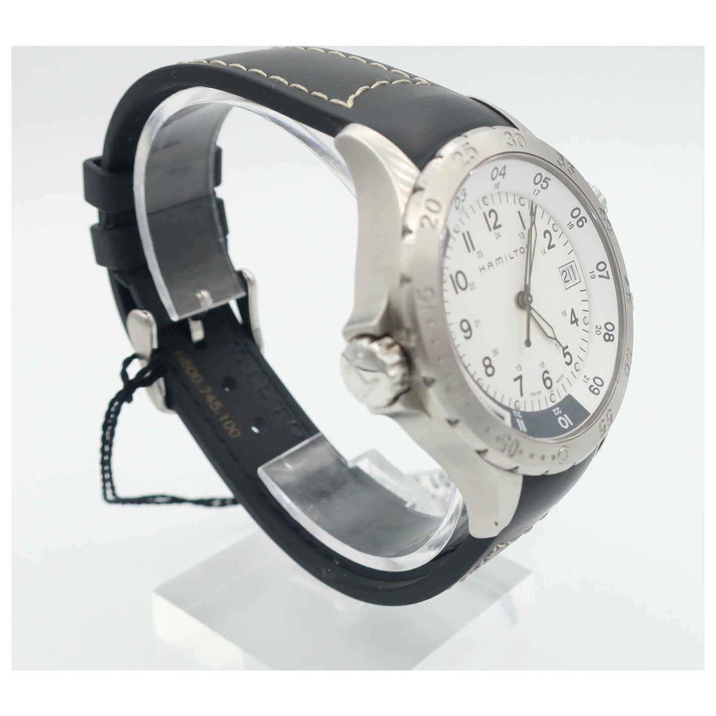 Hamilton Khaki Navy Men's Swiss Quartz (Battery-Powered) Watch H74551313-PO - Image #3