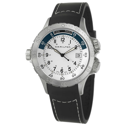 Front view of Hamilton Khaki Navy Men's Swiss Quartz (Battery-Powered) Watch H74551313