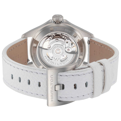 Back view of Hamilton Khaki Navy Women's Automatic Watch H76215850