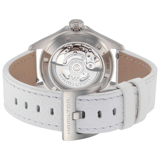 Back view of Hamilton Khaki Navy Women's Automatic Watch H76215850
