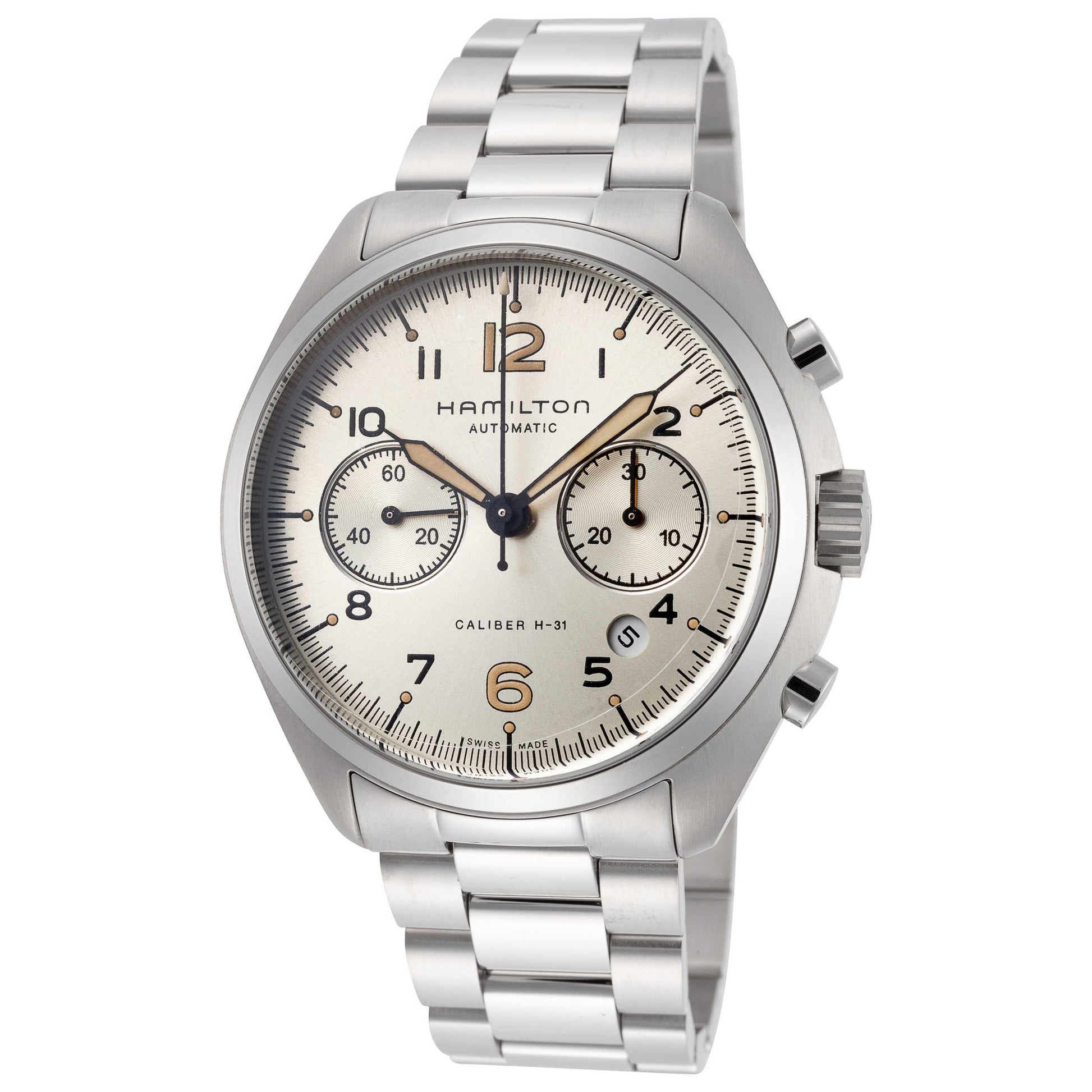 Front view of Hamilton Khaki Aviation Men's Automatic Watch H76416155