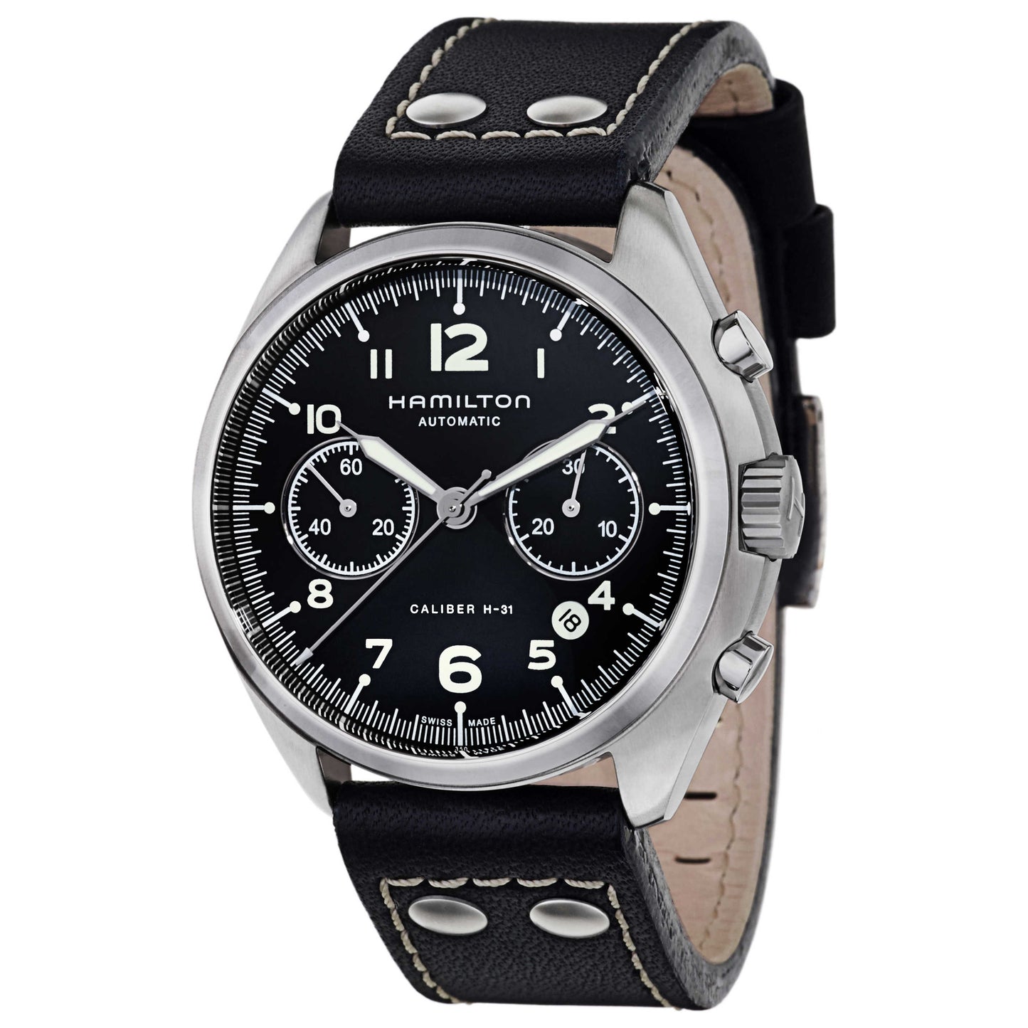 Front view of Hamilton Khaki Aviation Men's Automatic Watch H76416735