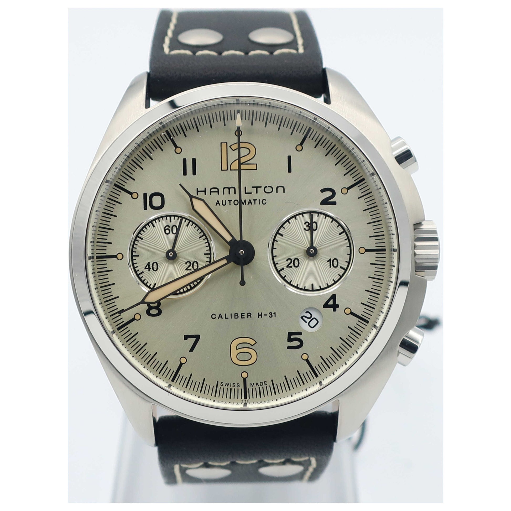 Front view of Hamilton Khaki Aviation Men's Automatic Watch H76416755-SD