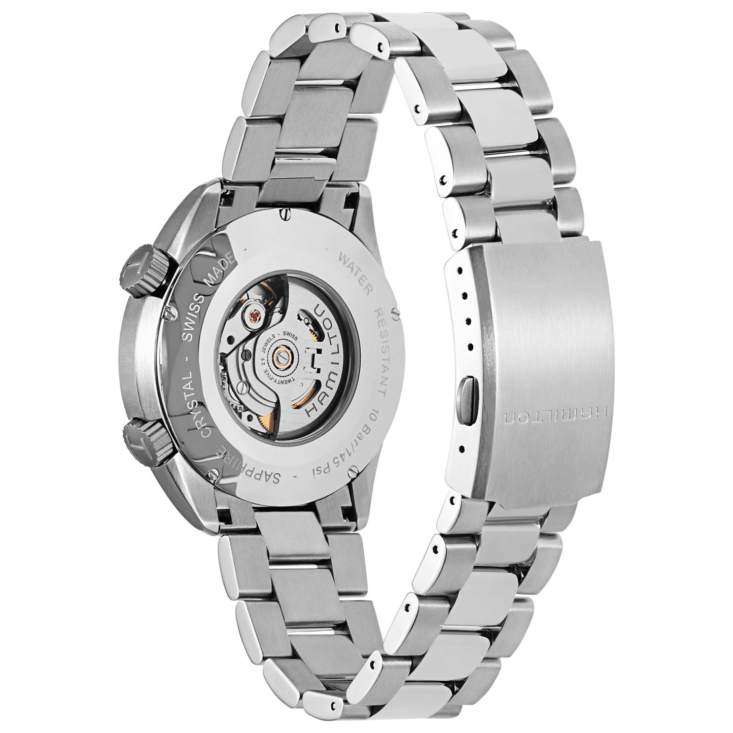 Back view of Hamilton Khaki Aviation Men's Automatic Watch H76455133