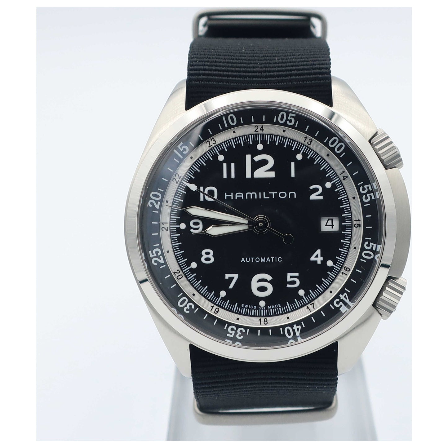 Front view of Hamilton Khaki Aviation Men's Automatic Watch H76455933-SD